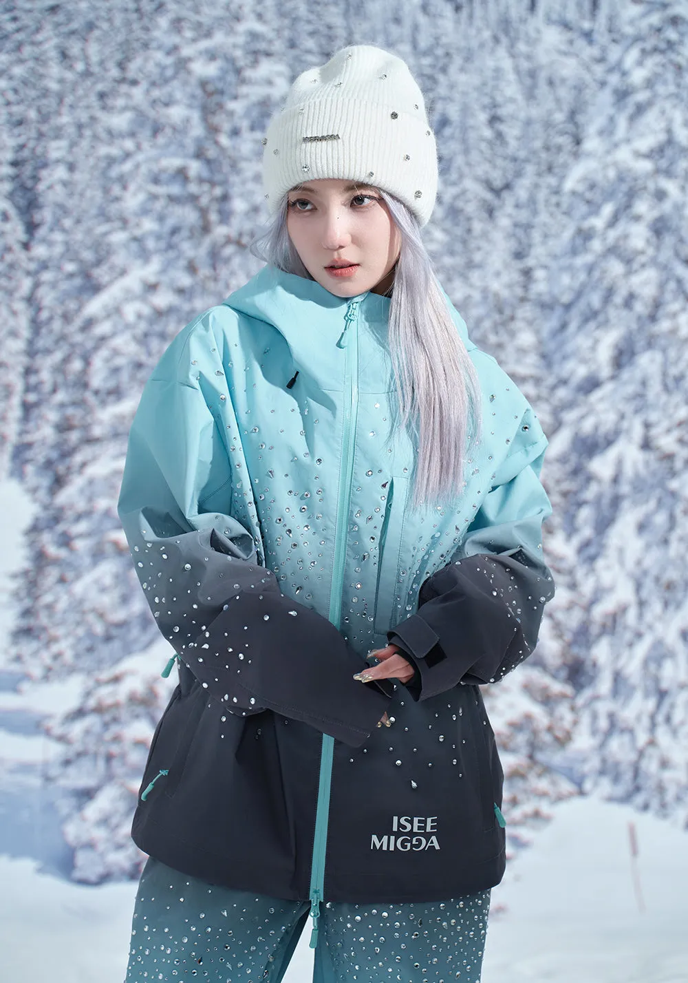 Navy Blue Ski Suit