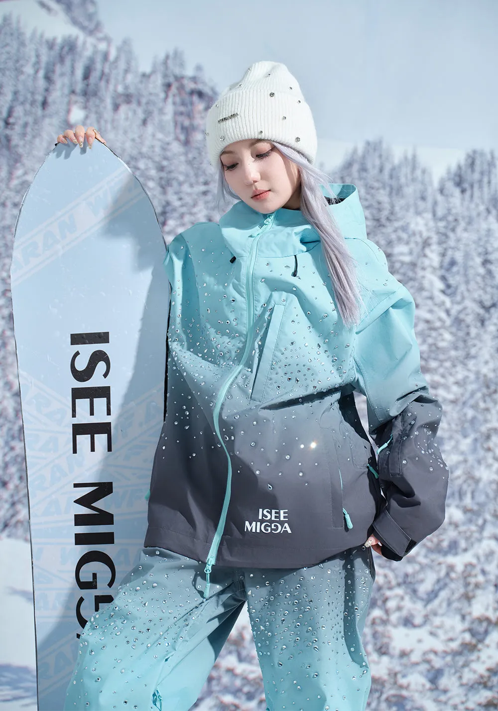Navy Blue Ski Suit