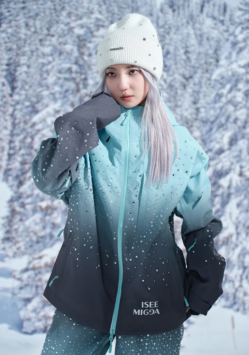 Navy Blue Ski Suit
