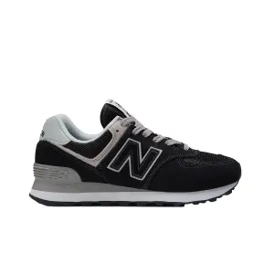 New Balance Womens 574 Core Casual Sneakers WL574EVB Black/White