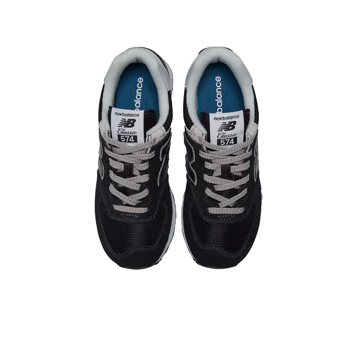 New Balance Womens 574 Core Casual Sneakers WL574EVB Black/White