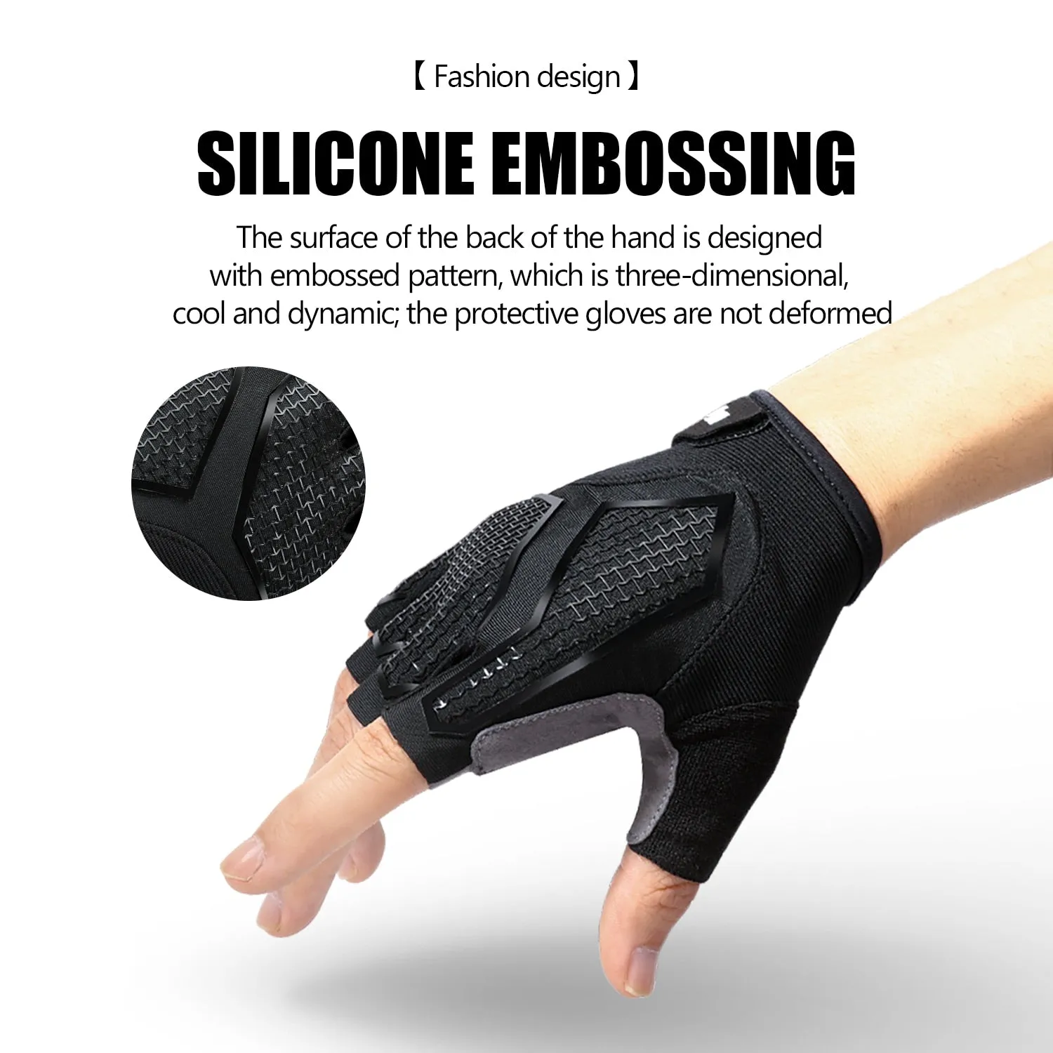 New Half-Finger Men's and Women's Cycling Gloves