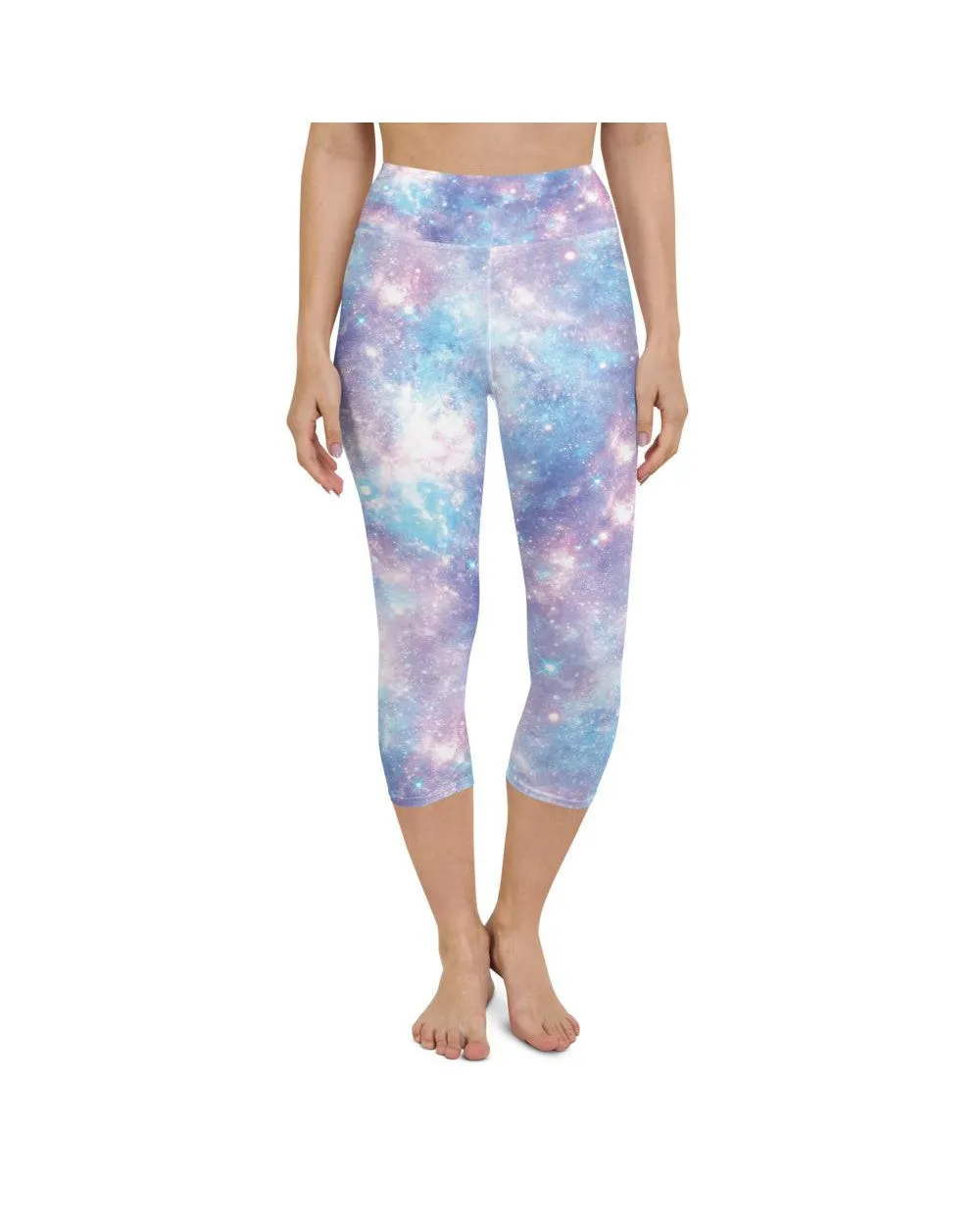 Pastel Galaxy Yoga Capris