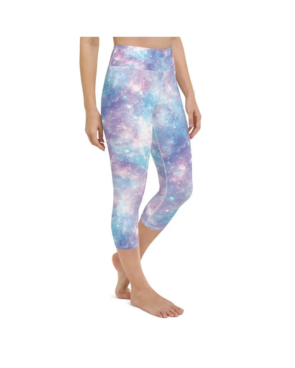 Pastel Galaxy Yoga Capris