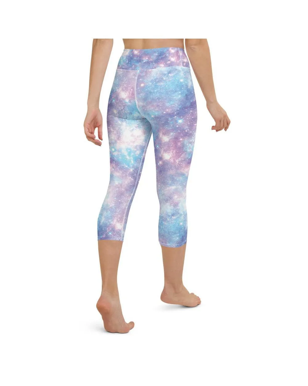 Pastel Galaxy Yoga Capris