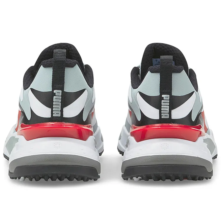 Puma GS Fast Golf Shoes - White/Red