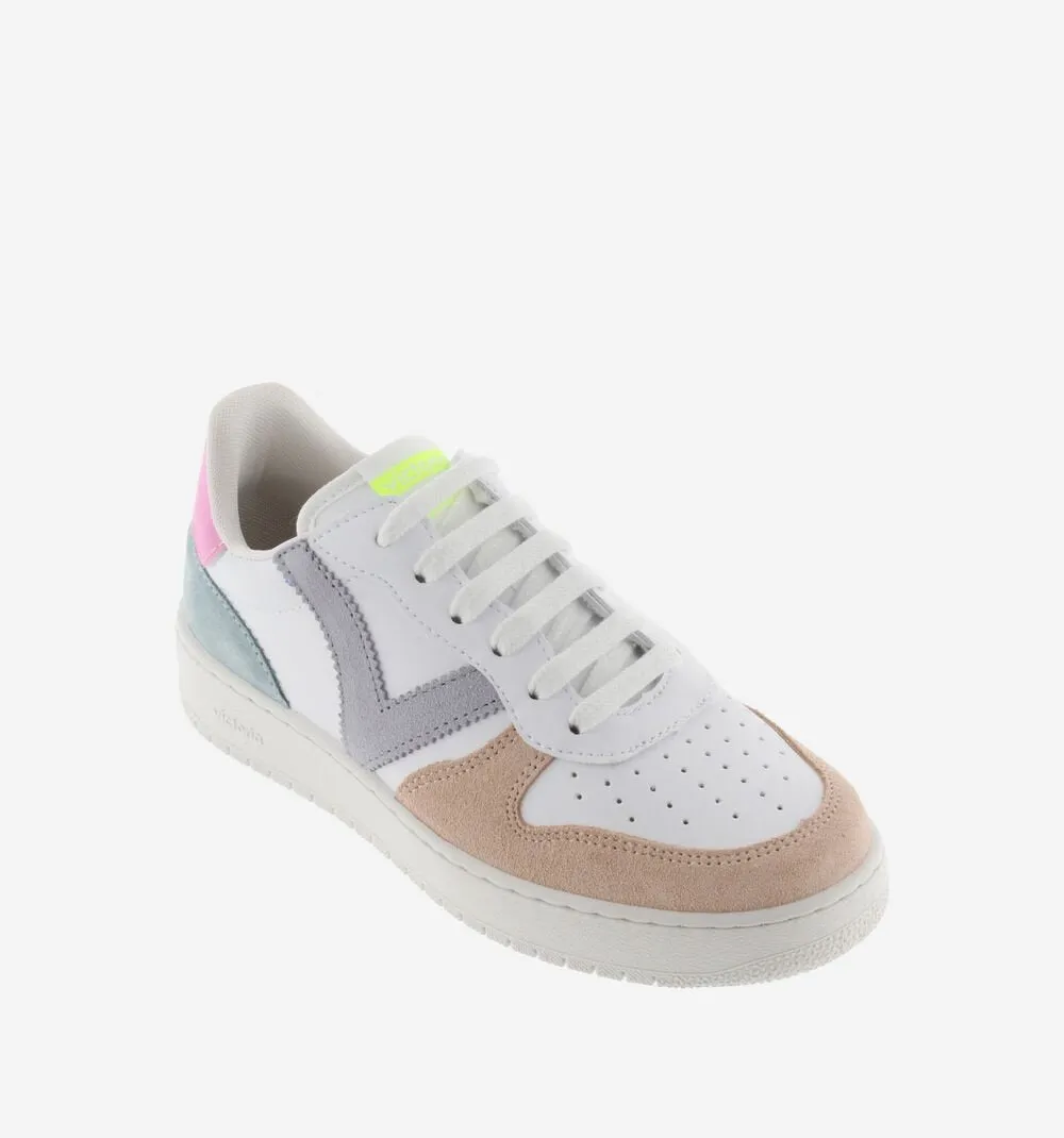 Seul Split Leather Multicolour Trainer
