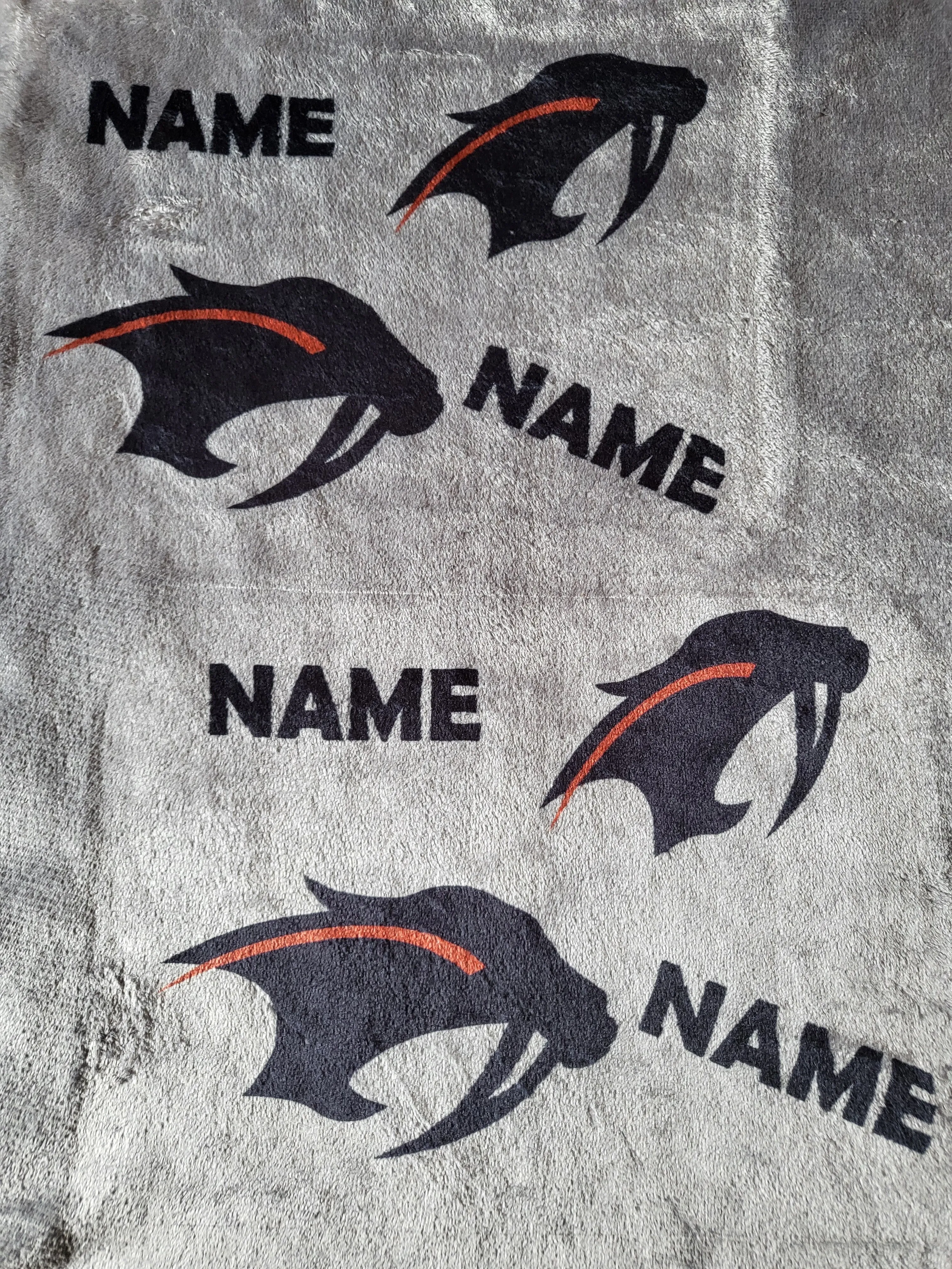 SHAKOPEE HOCKEY FUNDRAISER - Cozy Saber Blanket customizable (Closes 12/5/24)