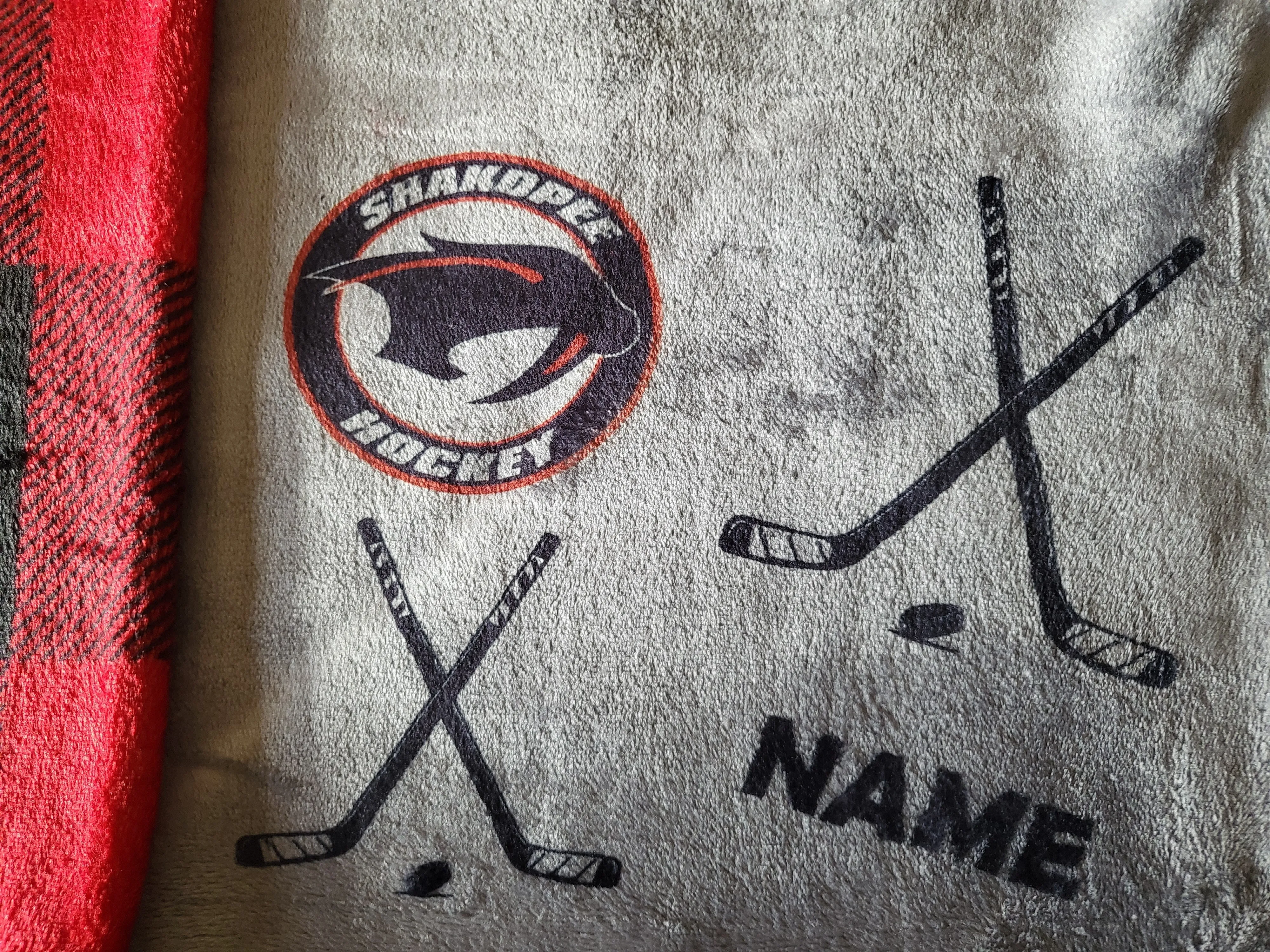 SHAKOPEE HOCKEY FUNDRAISER - Cozy Saber Blanket customizable (Closes 12/5/24)