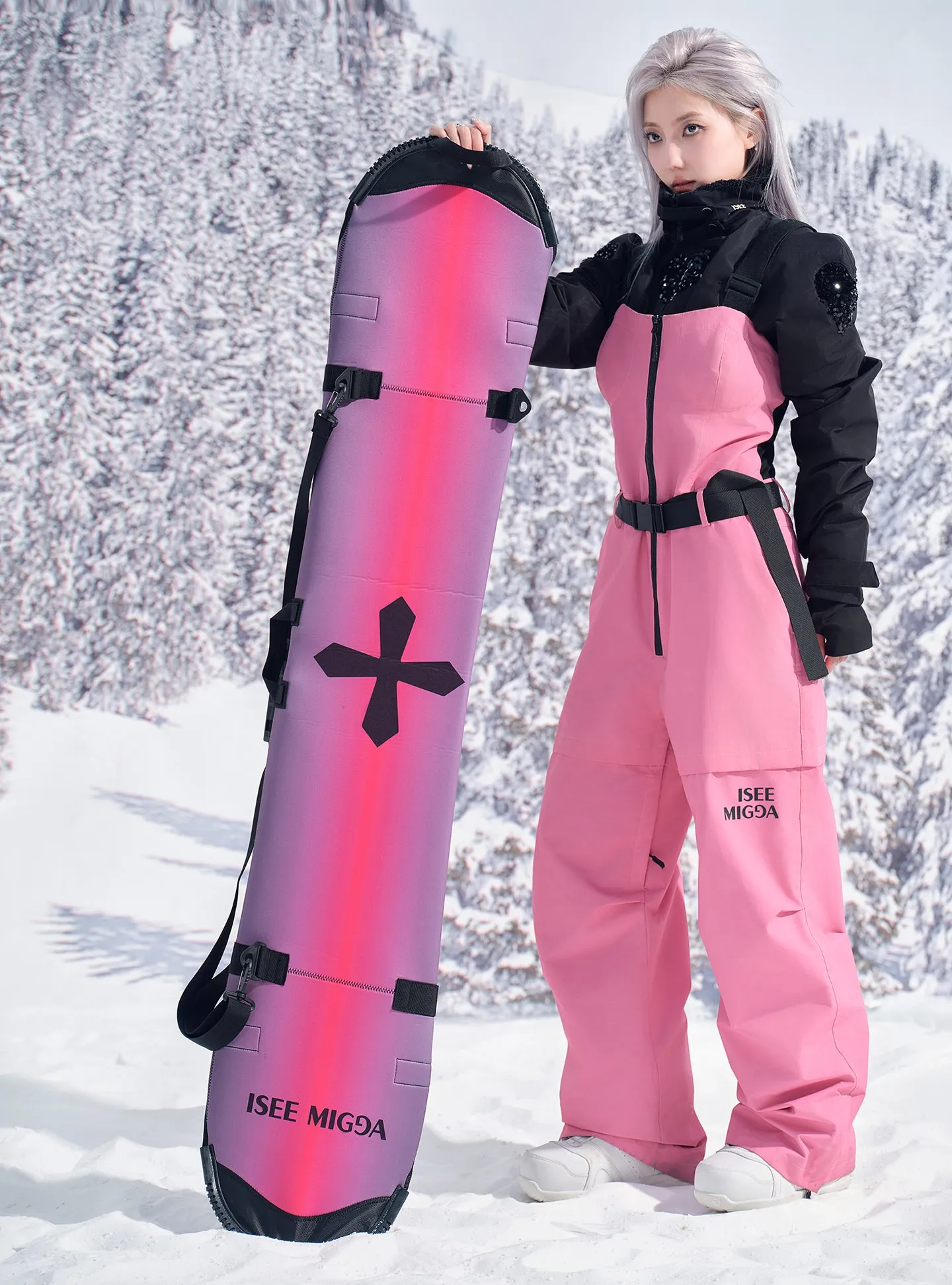 Ski Suit Bib Pants Set