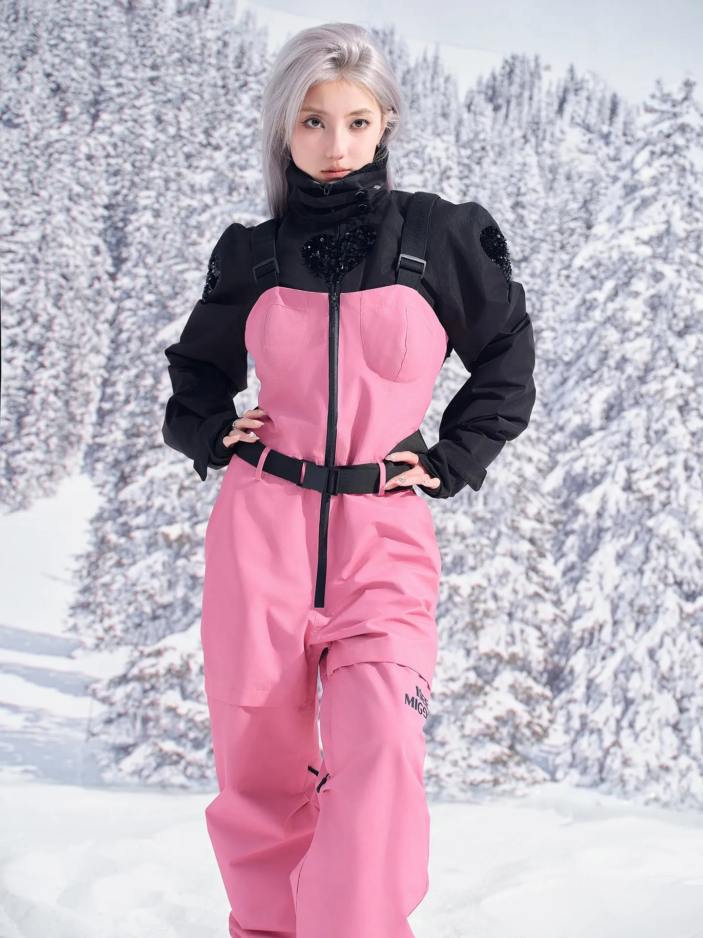 Ski Suit Bib Pants Set