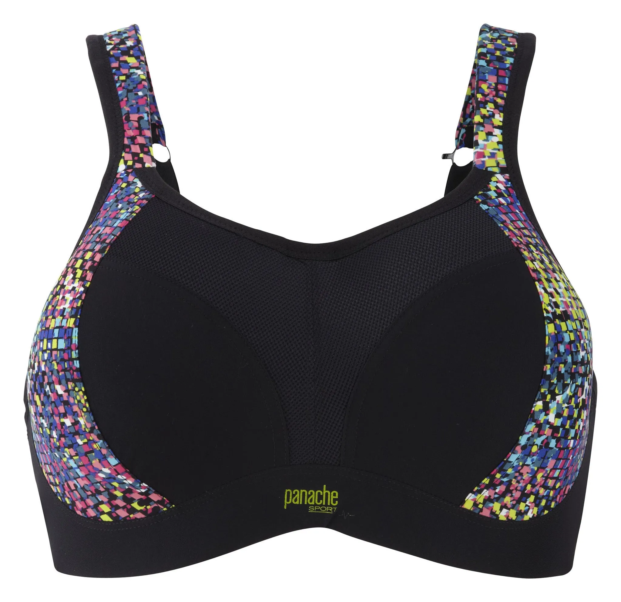 Sports Bra Non-Wired Geo Print - Panache