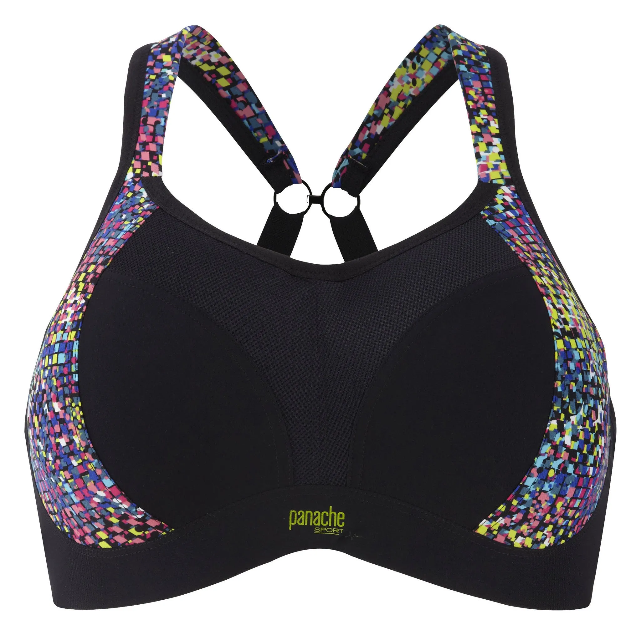 Sports Bra Non-Wired Geo Print - Panache