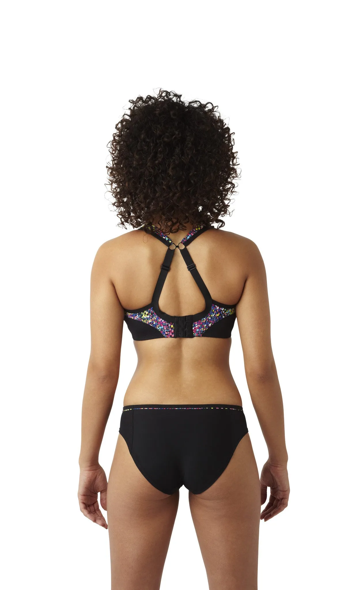 Sports Bra Non-Wired Geo Print - Panache