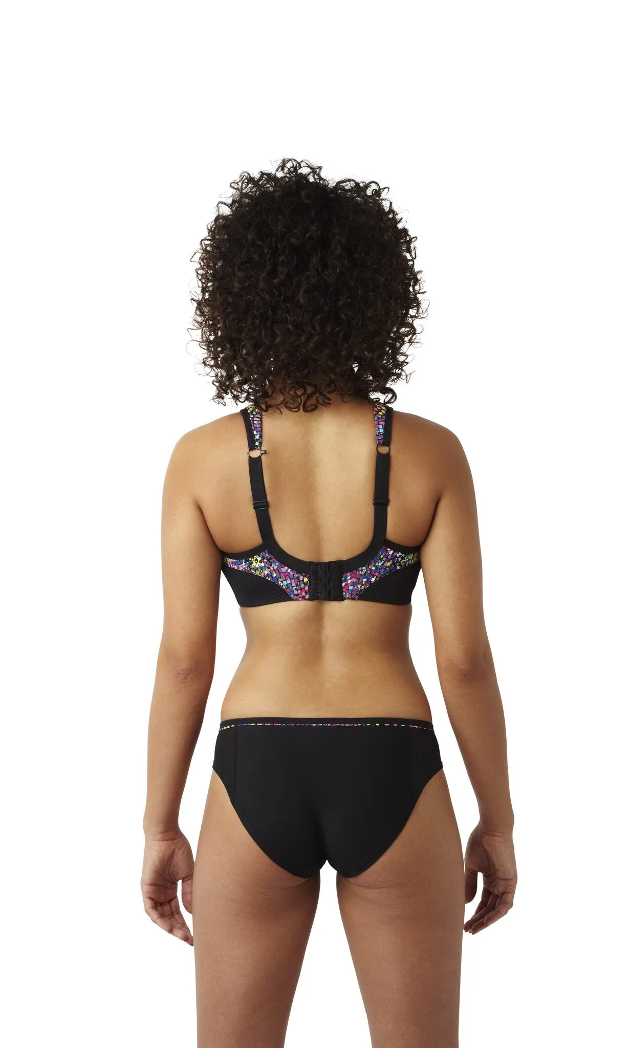 Sports Bra Non-Wired Geo Print - Panache