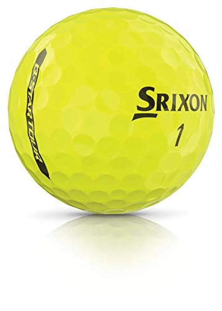 Srixon Q-Star Tour 3 Golf Balls, Yellow (One Dozen)