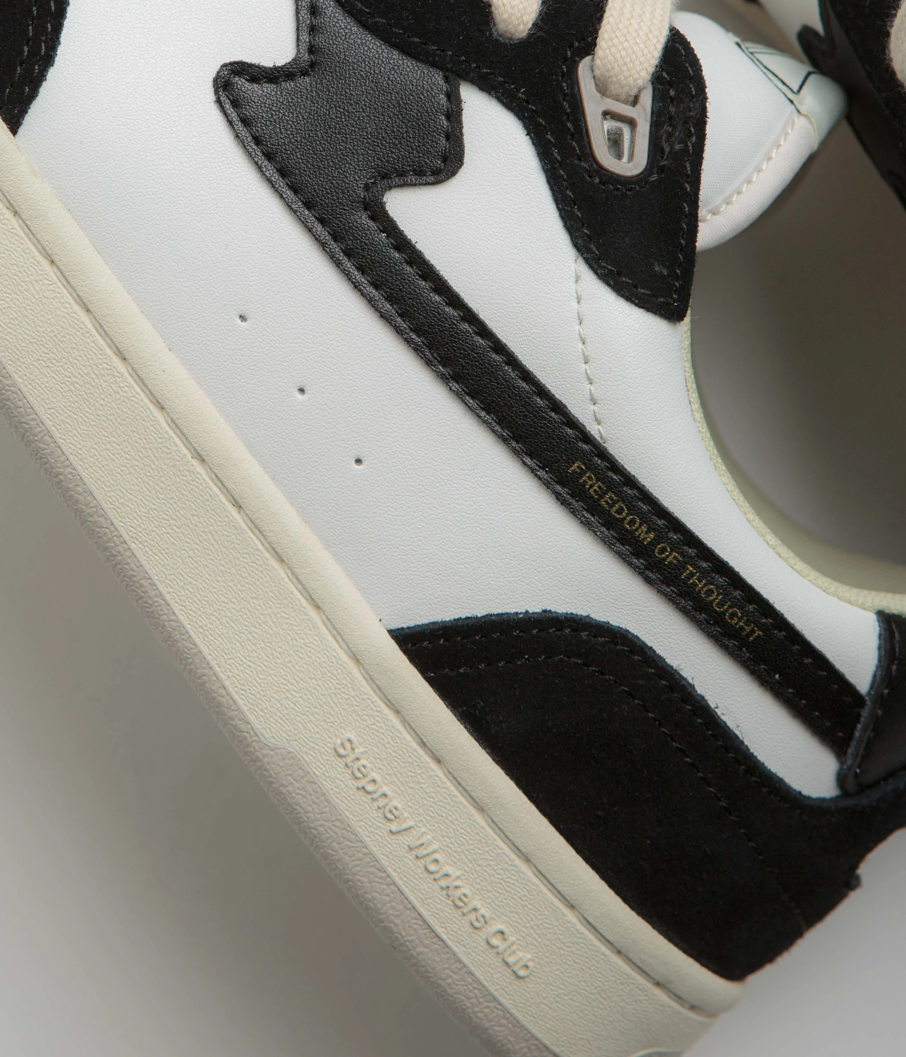 Stepney Workers Club Pro Cup 01 S-Strike Leather Shoes - Black White