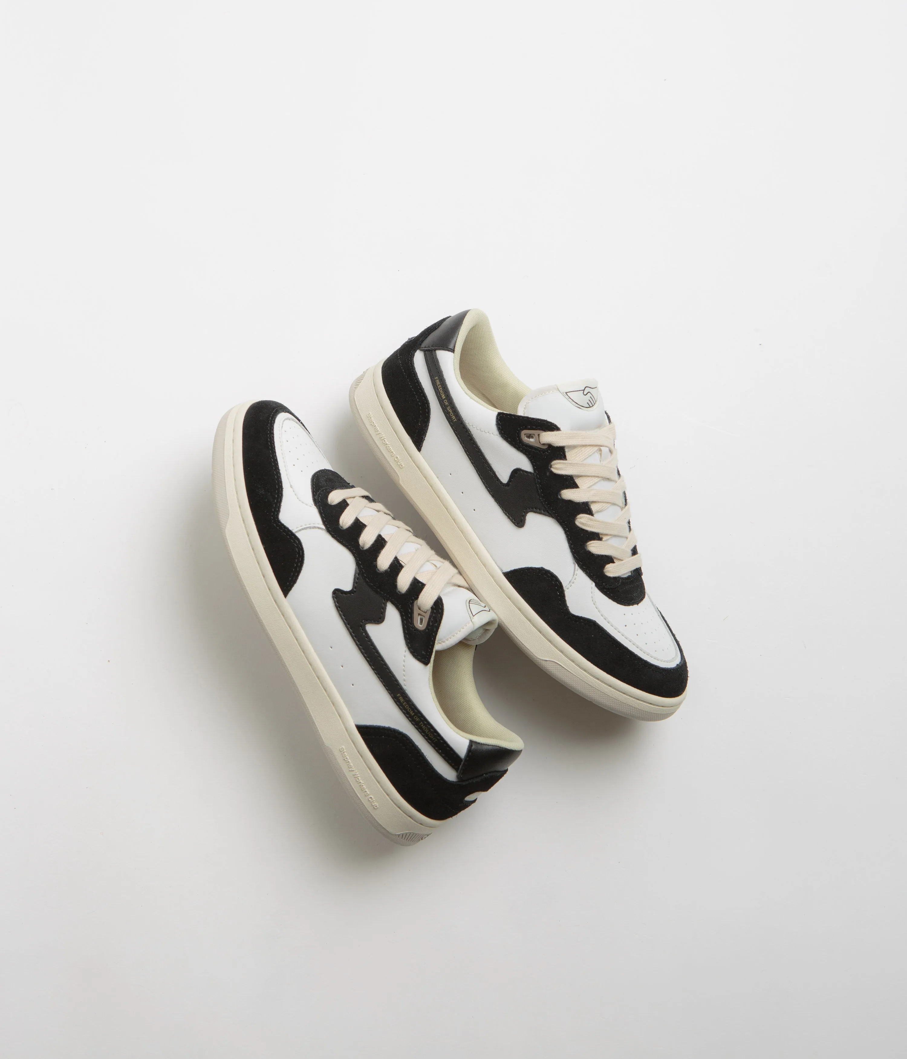 Stepney Workers Club Pro Cup 01 S-Strike Leather Shoes - Black White