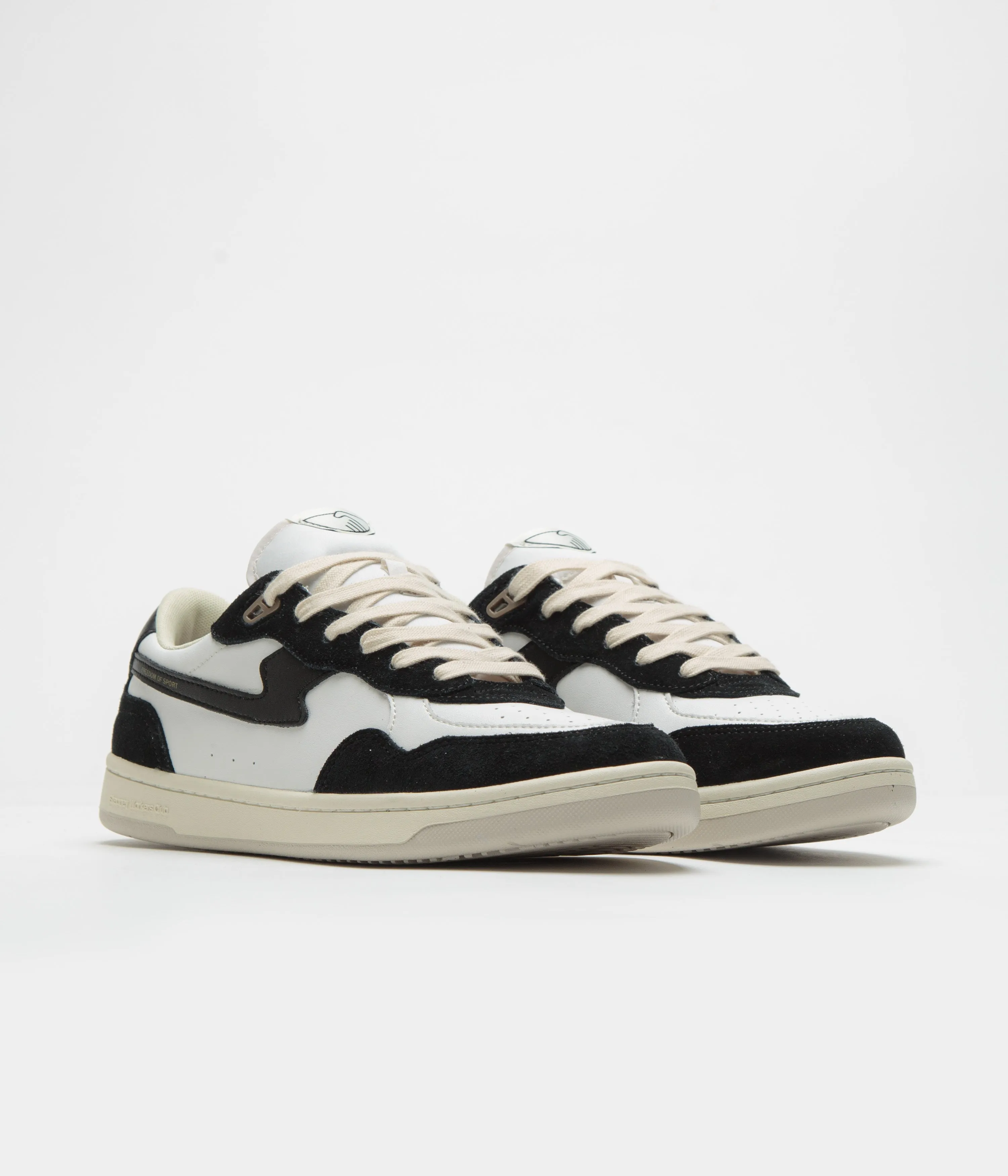 Stepney Workers Club Pro Cup 01 S-Strike Leather Shoes - Black White