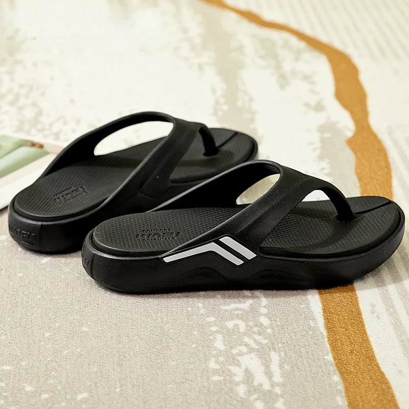 Summer outdoor wear beach shoes, non-slip, home thick tide, male and female couples, wearable, sports and leisure, flip-flops