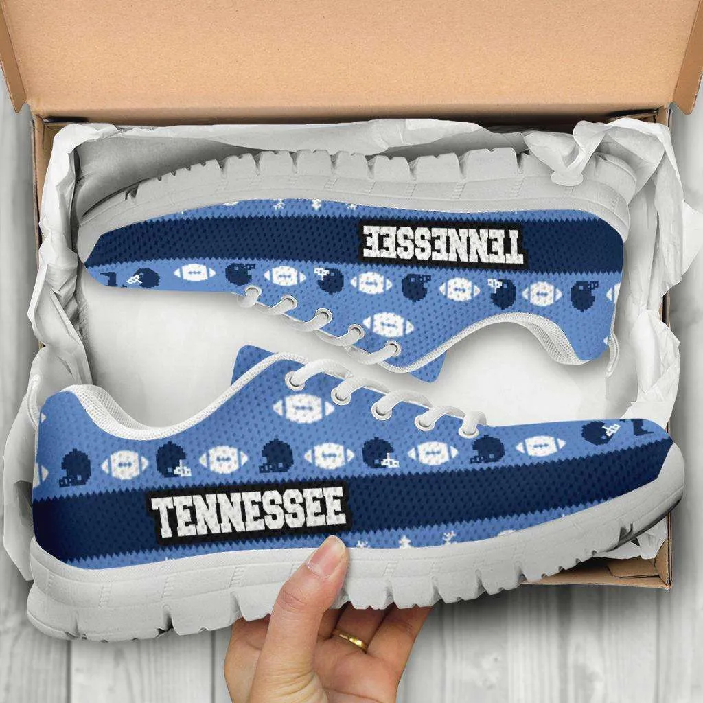 Tennessee Blue #CodeTrueBlue Football Fans Ugly Christmas Sweater style Running Shoes