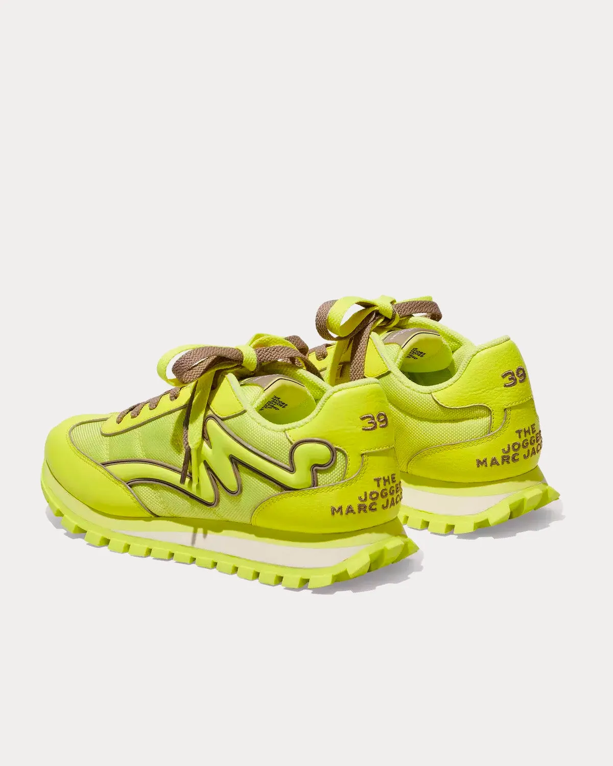The Fluoro Jogger Fluo Yellow Low Top Sneakers