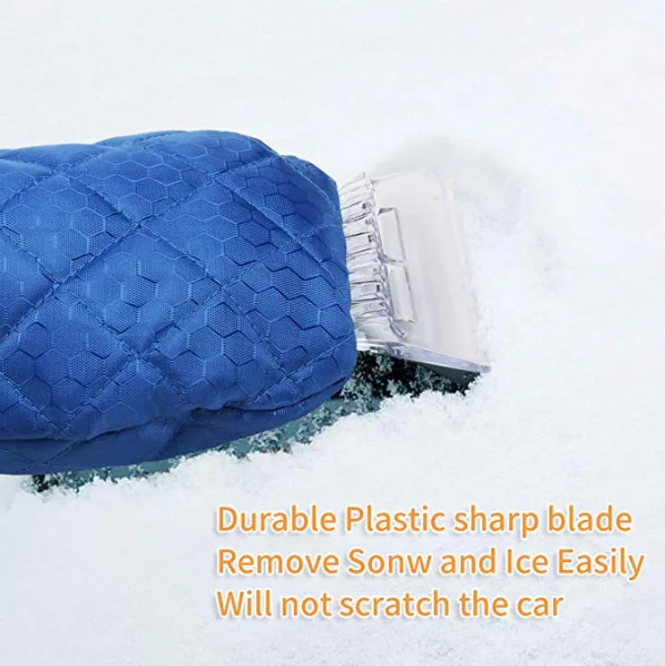 Two Pack Ice Scrapers for Car Detachable Cleaner Gloves | Brodtica.com
