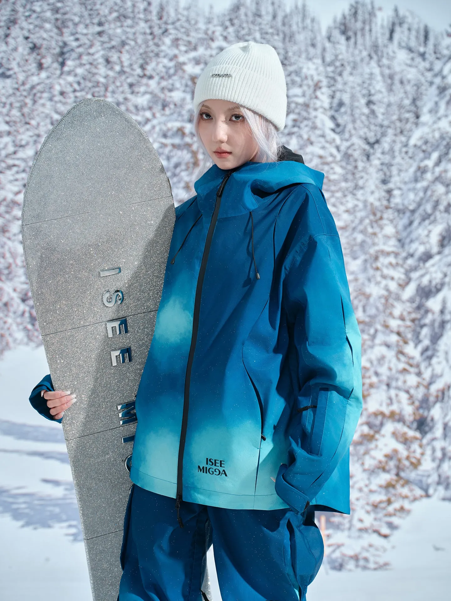 Undersea Starry Sky Ski Suit
