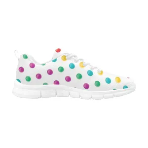 Uniquely You Womens Sneakers,  Polka Dot  Running Shoes by inQue.Style