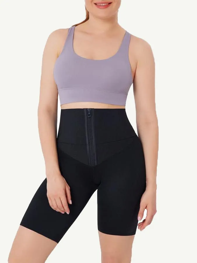 [USA Warehouse] Wholesale Rubber String Waist Trainer Shorts Leg Shaping
