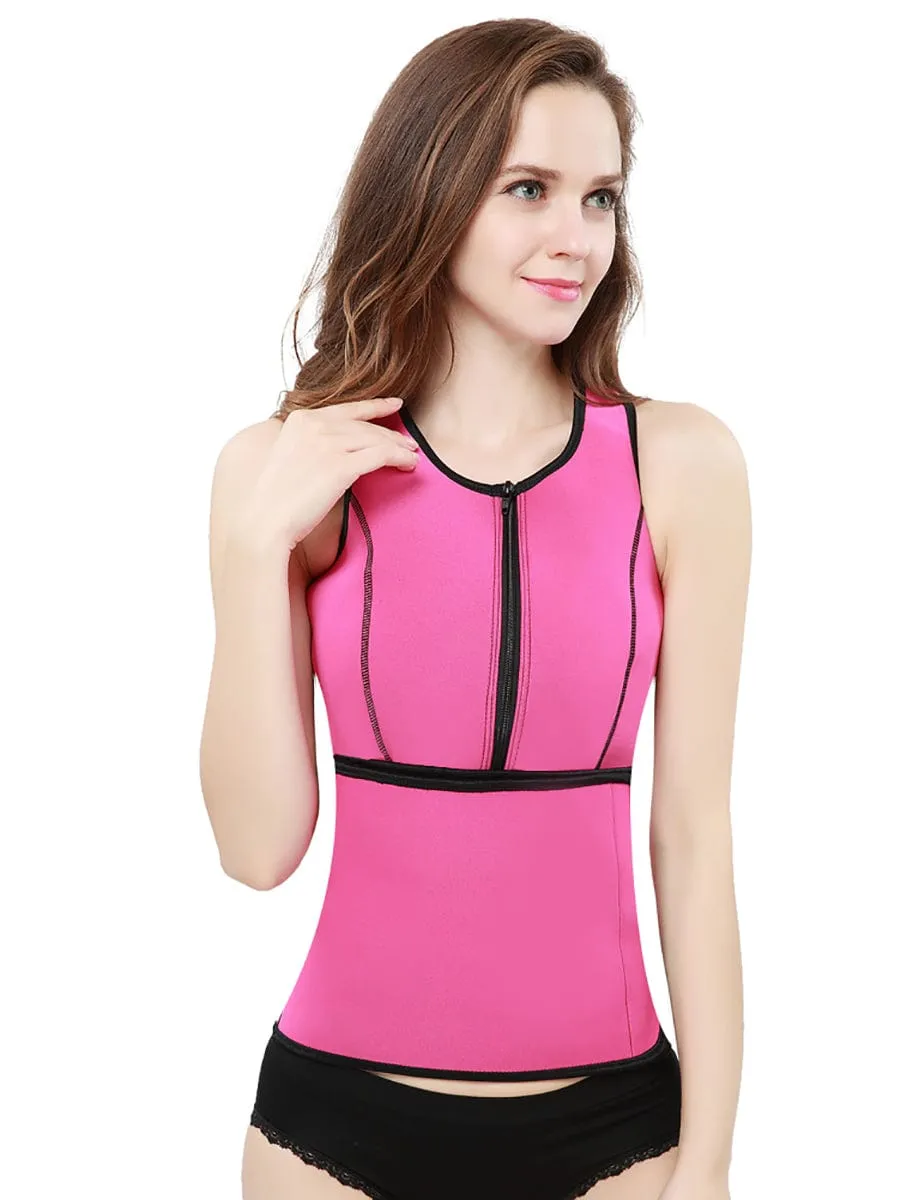 Wholesale Neoprene Suit Adjustable Waist Belt Fat Burning Body Sculpture Waist Trainer Vest