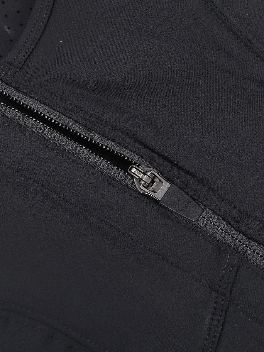 Wholesale Zipper Sports Shockproof Bra Crop With Four steel Boning